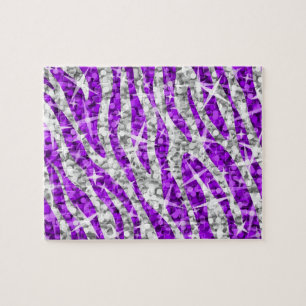 Glitz Zebra Purple puzzle
