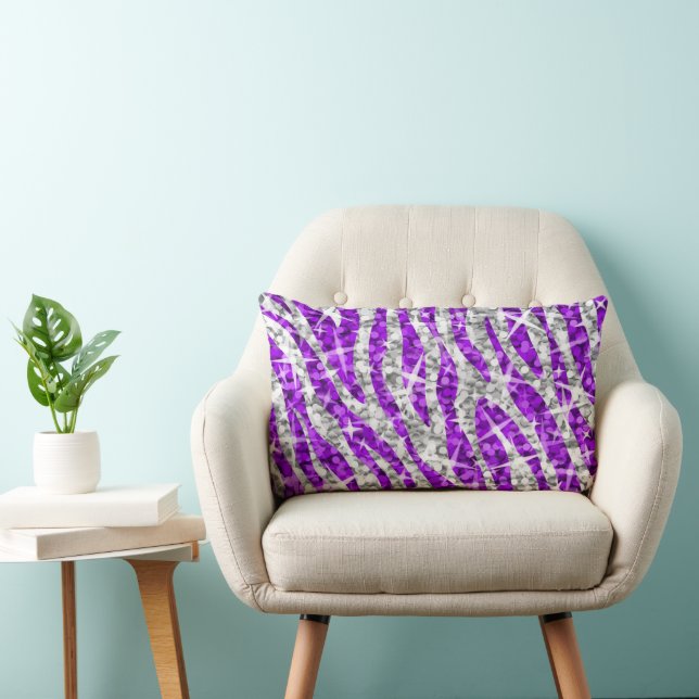 Glitz Zebra throw pillow (Chair)