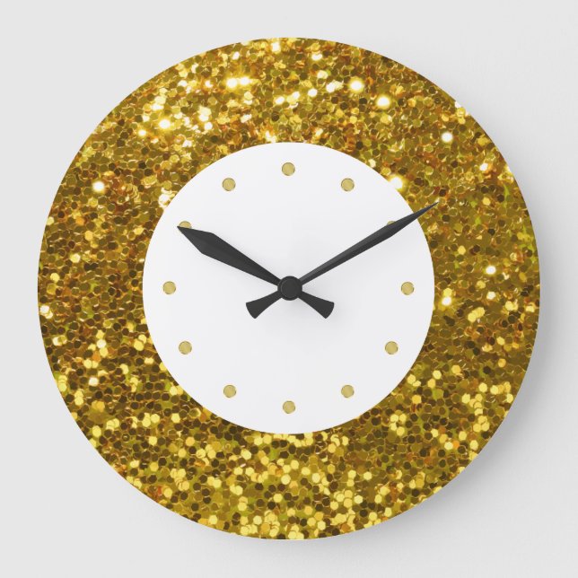 Glitzy Bling Wall Decor Clocks (Front)