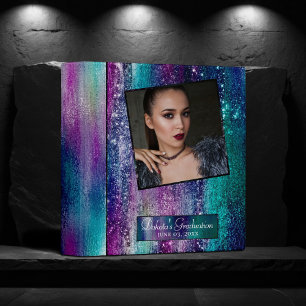 Glitzy Foil   Holographic Iridescent Ombre Photo Binder