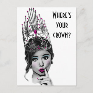 Glitzy Girl Postcards