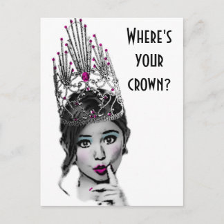 Glitzy Girl Postcards