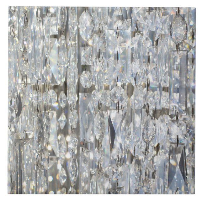 Glitzy Glittery Crystal Tile (Front)