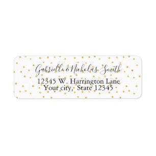 Glitzy Gold Confetti