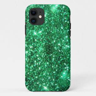Glitzy Green Glitter iPhone 11 Case