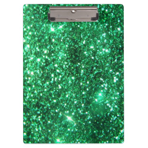 Glitzy Green Glitter Clipboard
