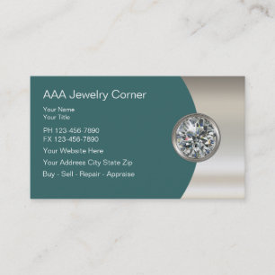 Glitzy Jewellery Business Cards