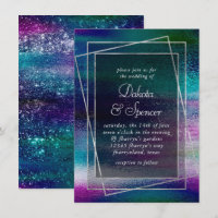 Glitzy Minimalism | Iridescent Holographic Wedding
