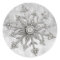 Glitzy Snowflake Christmas Stickers