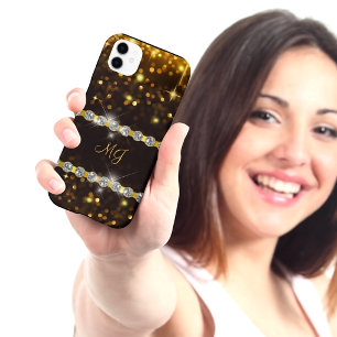 Glitzy Trendy Ladies Monogram Bling