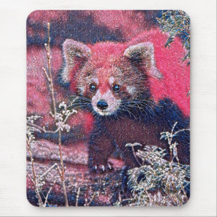 GlitzyAnimal_RedPanda_005 Mouse Pad