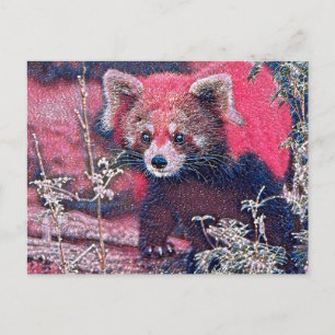 GlitzyAnimal_RedPanda_005 Postcard