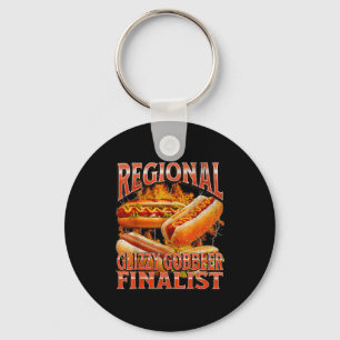 Glizzy Gobbler Funny Wiener Hot Dog Meme Bootleg G Keychain
