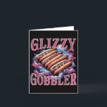 Glizzy Gobbler Hotdogs Funny Meme Food Men Women B Card<br><div class="desc">Glizzy Gobbler Hotdogs Funny Meme Food Men Women Boys Kids</div>