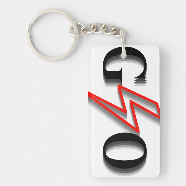 GLO chain Keychain (Front)