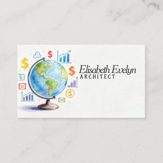 Global Business and Finance Network Card (Front)