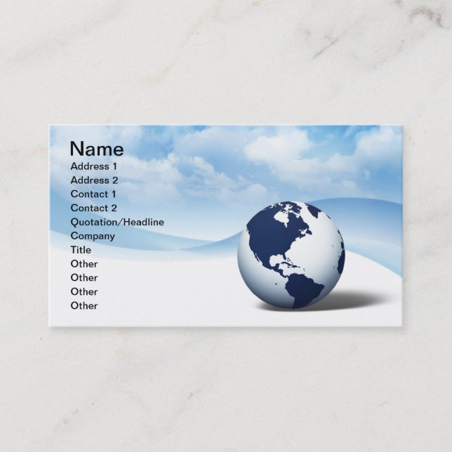 Global Business Card (Front)