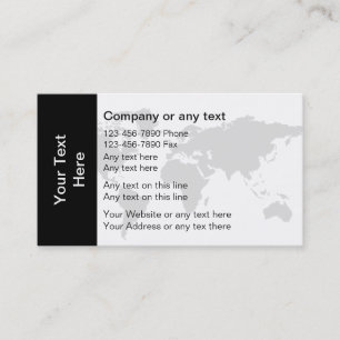 Global Business Card Template