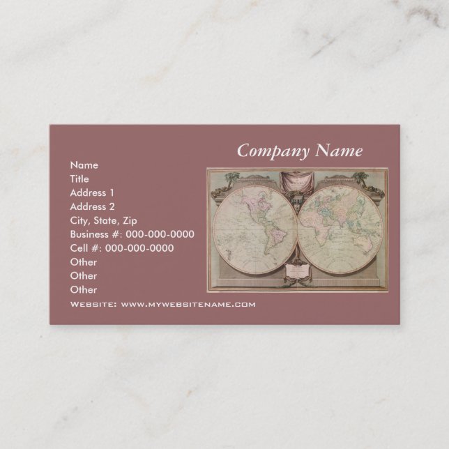 GLOBAL BUSINESS EXECUTIVE BUSINESS CARD SERIES (Front)