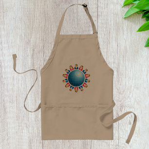 Global Business Men And Women Apron