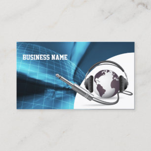 Global Call Centre/Sales Support Business Card
