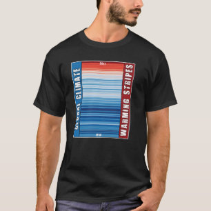 Global Climate Warming Stripes T-Shirt