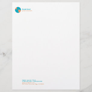 Global Communications Icon Letterhead