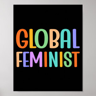 Global Feminist Equality Empowerment Worldwide Rig Poster