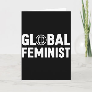 Global Feminist Women Empowerment Equality Card