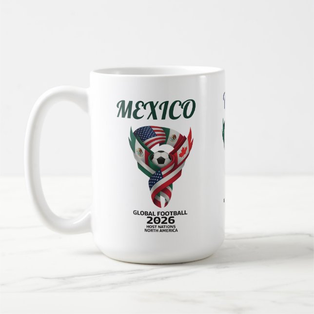 Global Football North America 2026  Coffee Mug (Left)