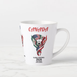 Global Football North America 2026  Latte Mug