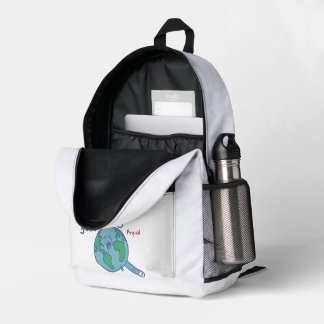 Global Fried by Jaime Printed Backpack