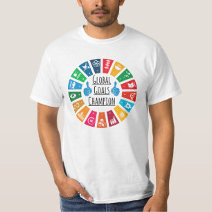 Global Goals Champion United Nations SDGs 2030 T-Shirt