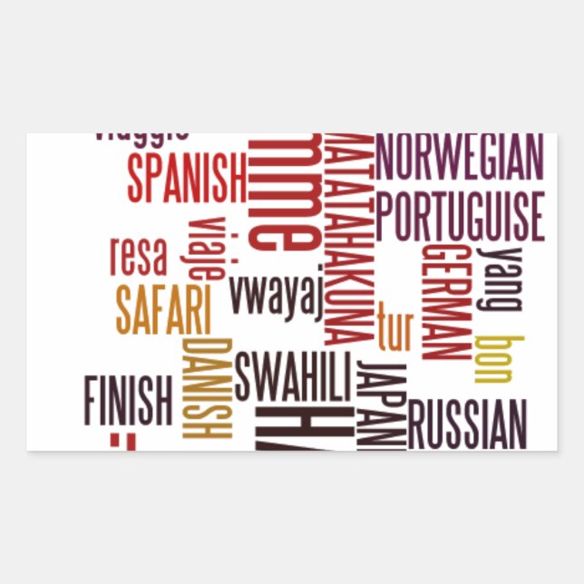 Global Groove: Hakuna Matata in Every Language Sticker (Front)