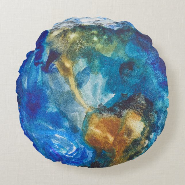 Global Harmony Round Pillow (Front)