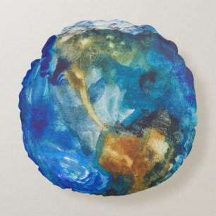 Global Harmony Round Pillow