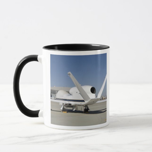 Global Hawk unmanned aircraft Mug (Left)