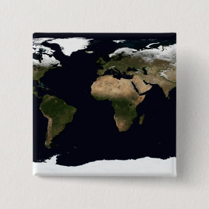 Global image of our world 2 inch square button
