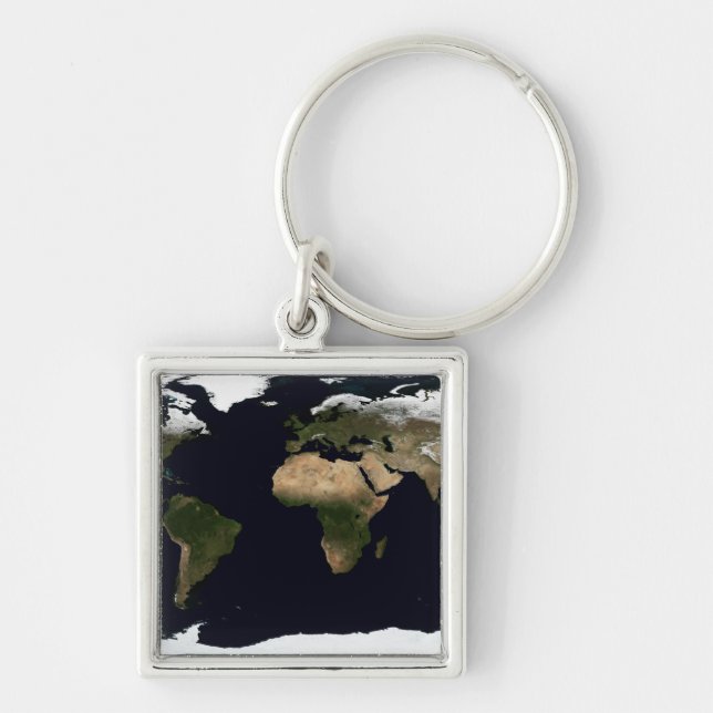 Global image of our world keychain (Front)