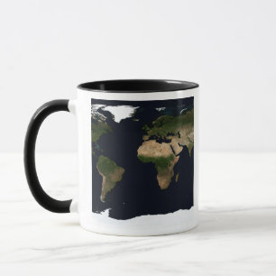 Global image of the world mug