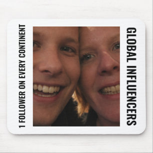Global Influencers Funny Meme Mouse Pad