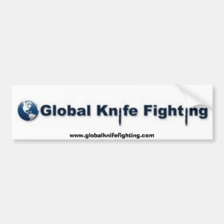 Global Knife Fighting Bumper Sticker