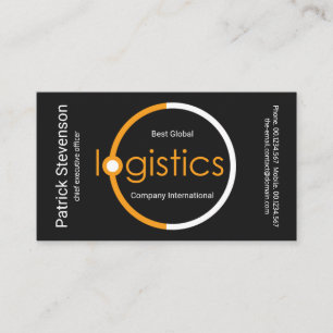 Global Logistic Satellite Design Transport Service Business Card