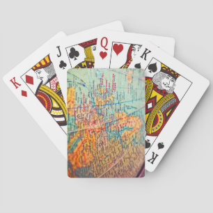 Global Map  Playing Cards