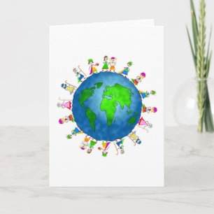 Global Nativity Kids Holiday Card
