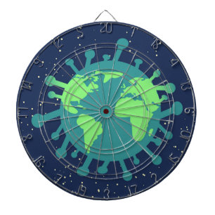 Global Pandemic (Virus Particle) (Viral Infection) Dartboard