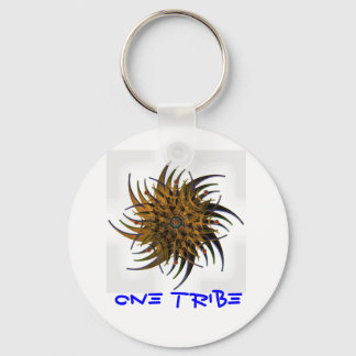 Global Peace symbo;, One Tribe Keychain