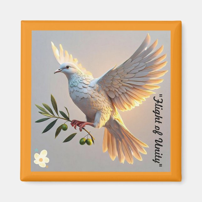 "Global Peaceful Unity" Magnet (Front)