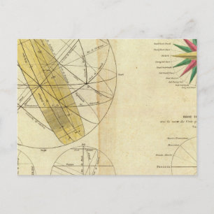 Global Spheres Intersecting Postcard