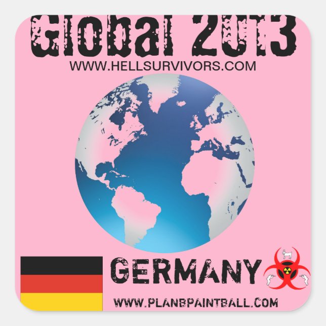 Global Sticker Allemagne 2013 (Devant)